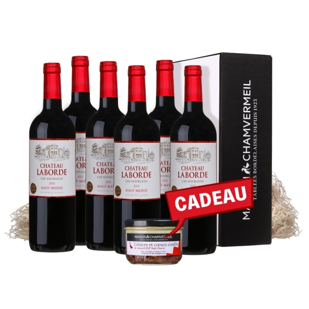 Château Laborde Haut-Médoc Cru Bourgeois ROUGE 2010 carton 6 bouteilles